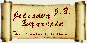 Jelisava Buzaretić vizit kartica